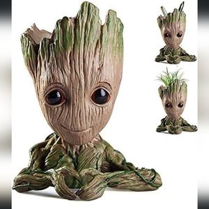 Baby Groot Flower Pot, Treeman Heart-Shaped Groot Succulent Planter